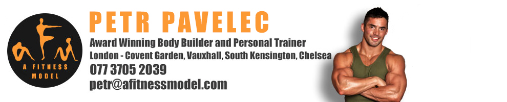 A Fitness Model. Petr Pavelec, Award winning body builder and personal trainer